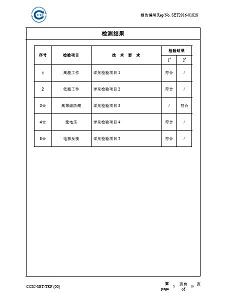 迈斯门禁产品可靠性检测报告检测结果